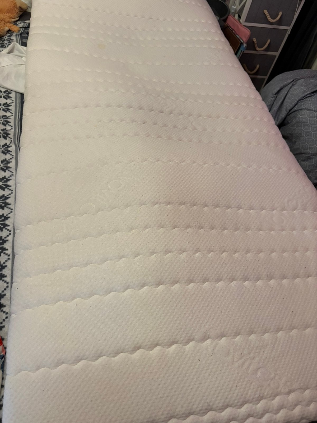 Topdek matras, Huis en Inrichting, Ophalen, Gebruikt, 90 cm, Eenpersoons