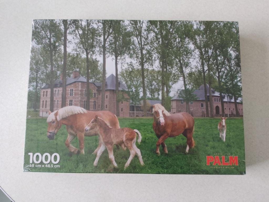 Puzzel 1000st Palm stoeterijDiepensteyn Londerzeel puzzelman, Ophalen of Verzenden, 500 t/m 1500 stukjes, Nieuw