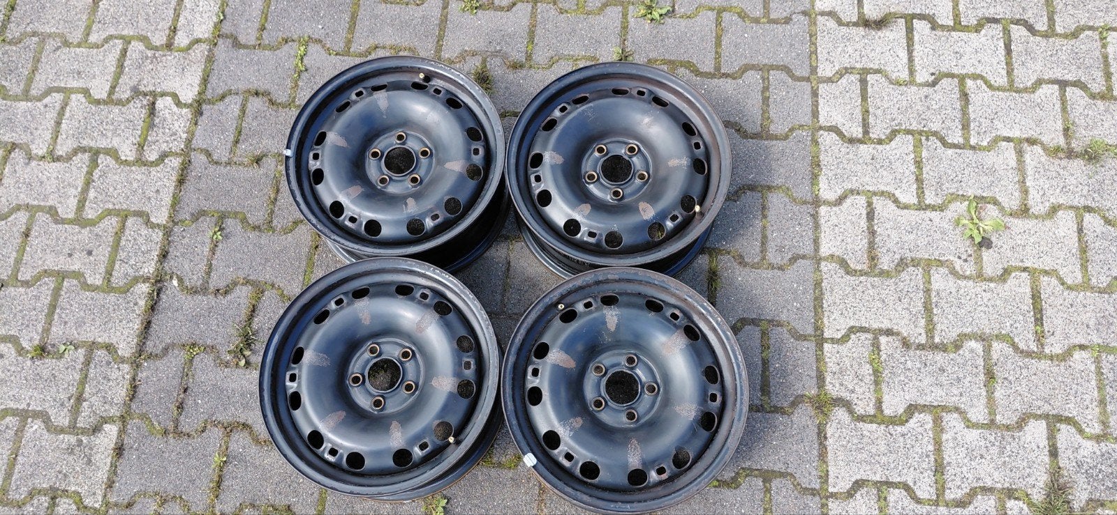 15 inch stalen velgen 5x100, Ophalen of Verzenden, Gebruikt, 15 inch, Velg(en)
