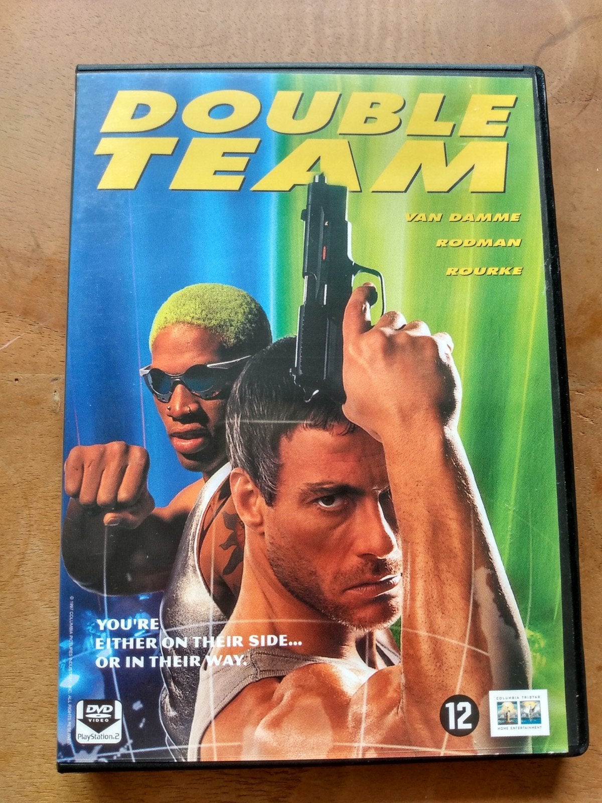 Double team dvd met Jean Claude van Damme, Vanaf 16 jaar, Ophalen of Verzenden, Zo goed als nieuw
