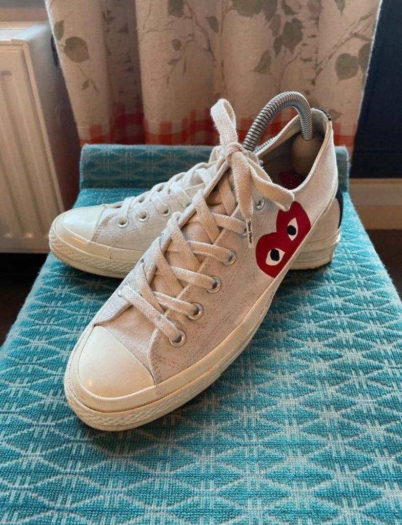 Converse x Comme des Garçons, Wit, Converse, Ophalen of Verzenden, Sneakers of Gympen
