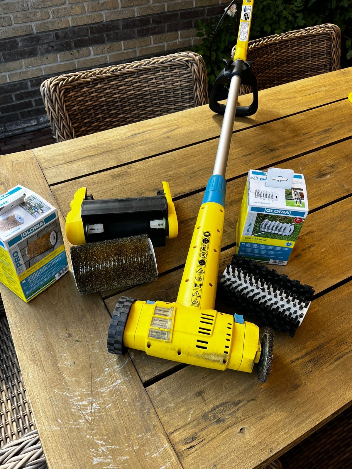 Gloria multibrush met accessoires, Tuin en Terras, Ophalen, Zo goed als nieuw