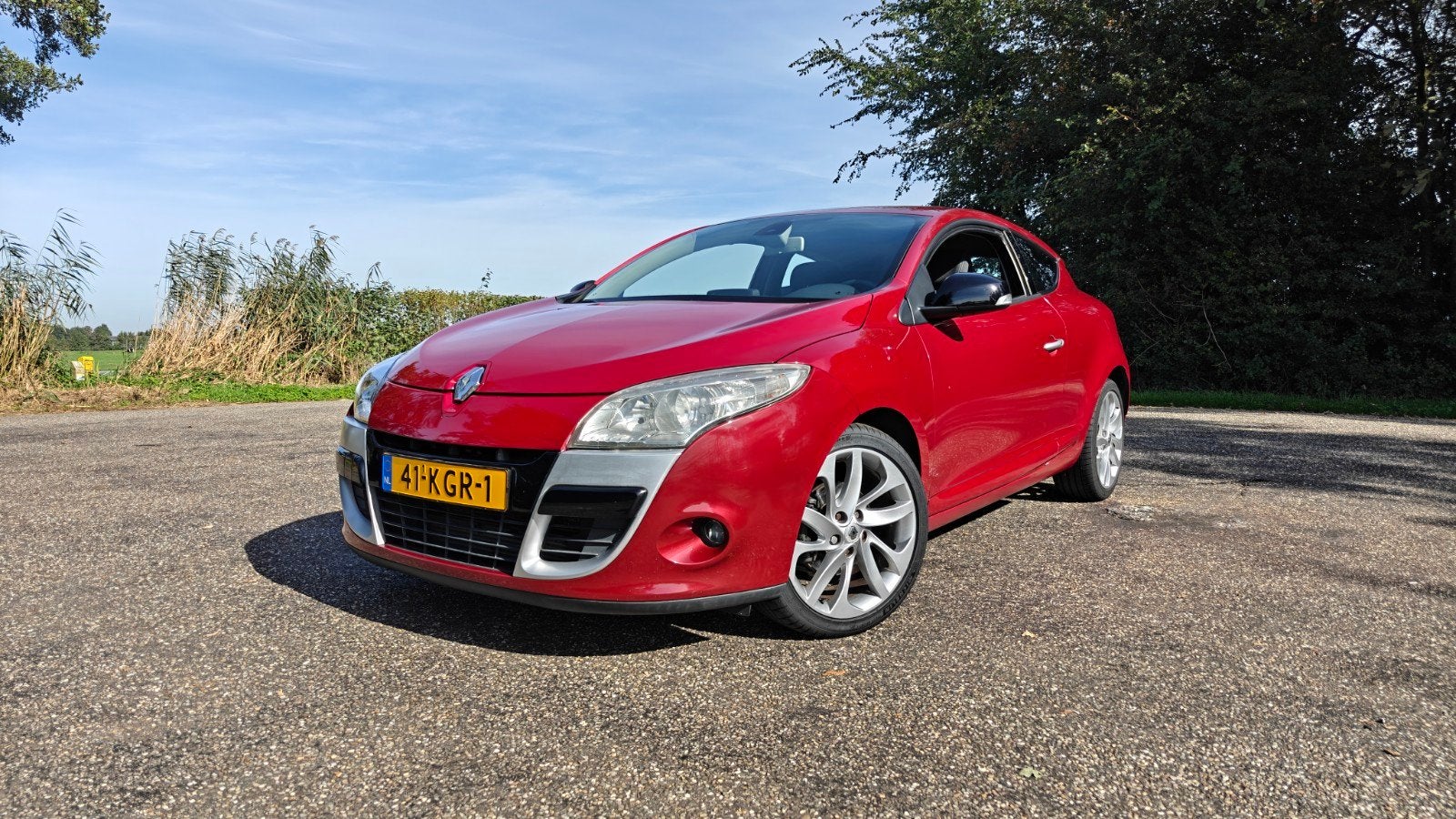 Renault Mégane Coupé Dynamique 1.4 TCe rood 18" LM, Auto's, Voorwielaandrijving, 4 cilinders, 635 kg, Origineel Nederlands