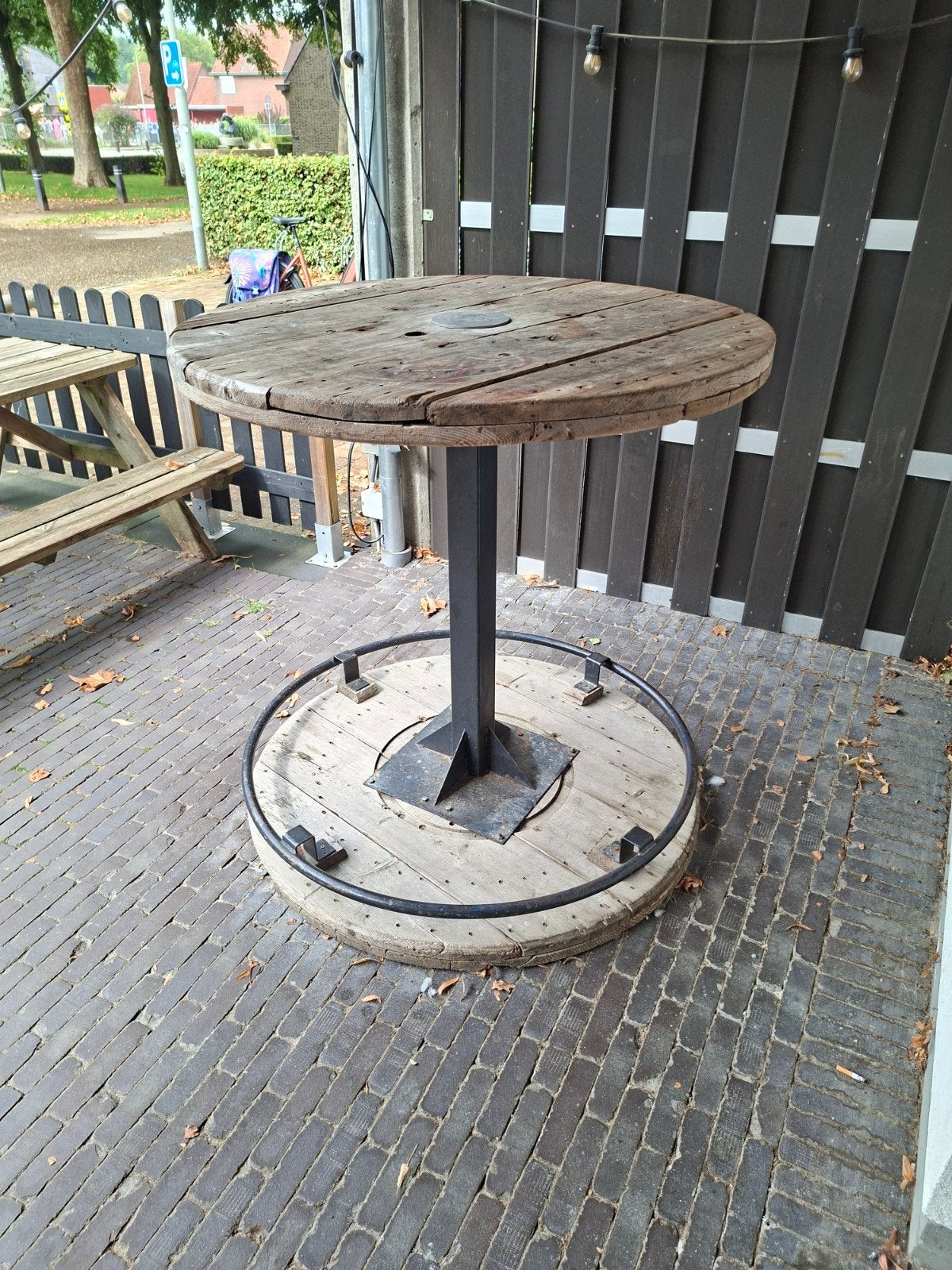Houten statafel, Ophalen, Gebruikt