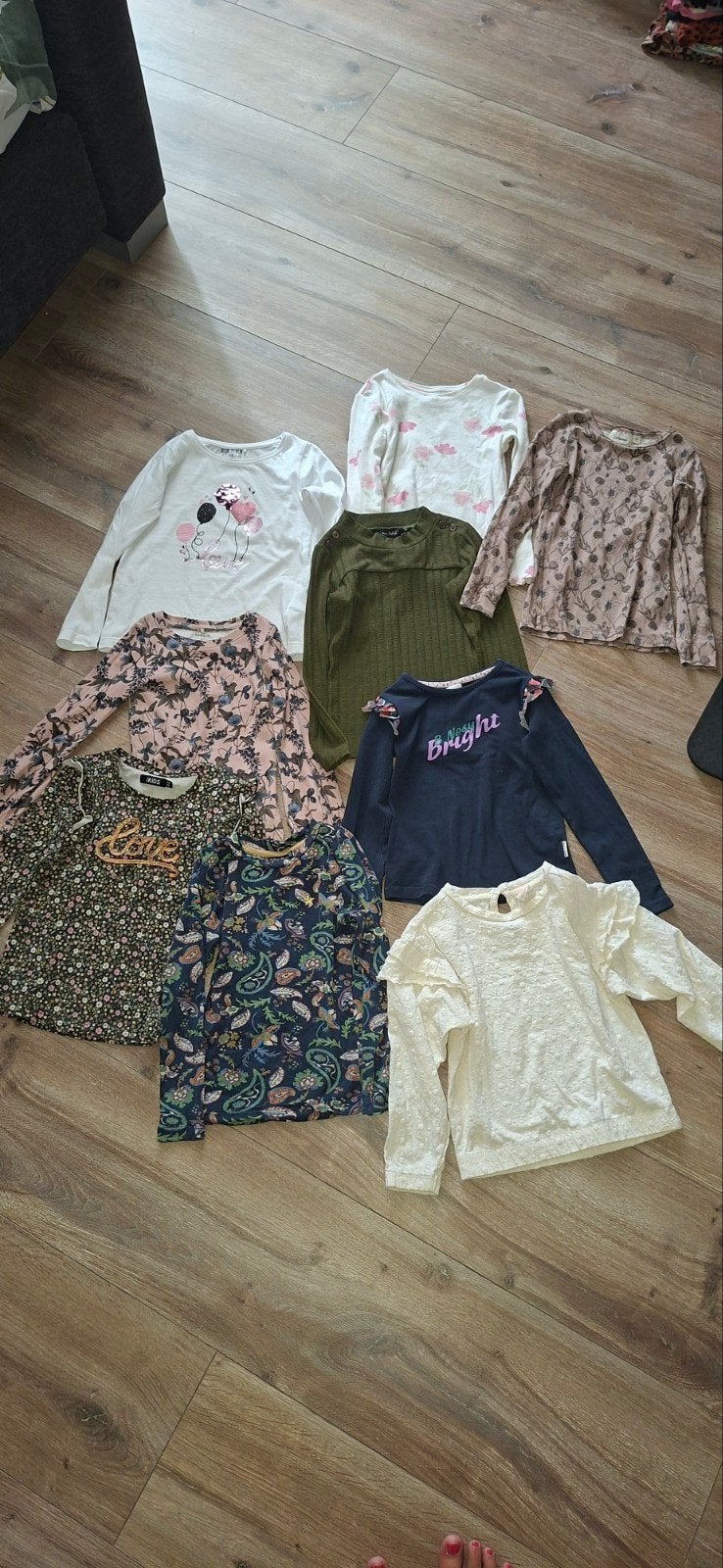 Longsleeves maat 110/116, Ophalen of Verzenden, Gebruikt, Maat 110