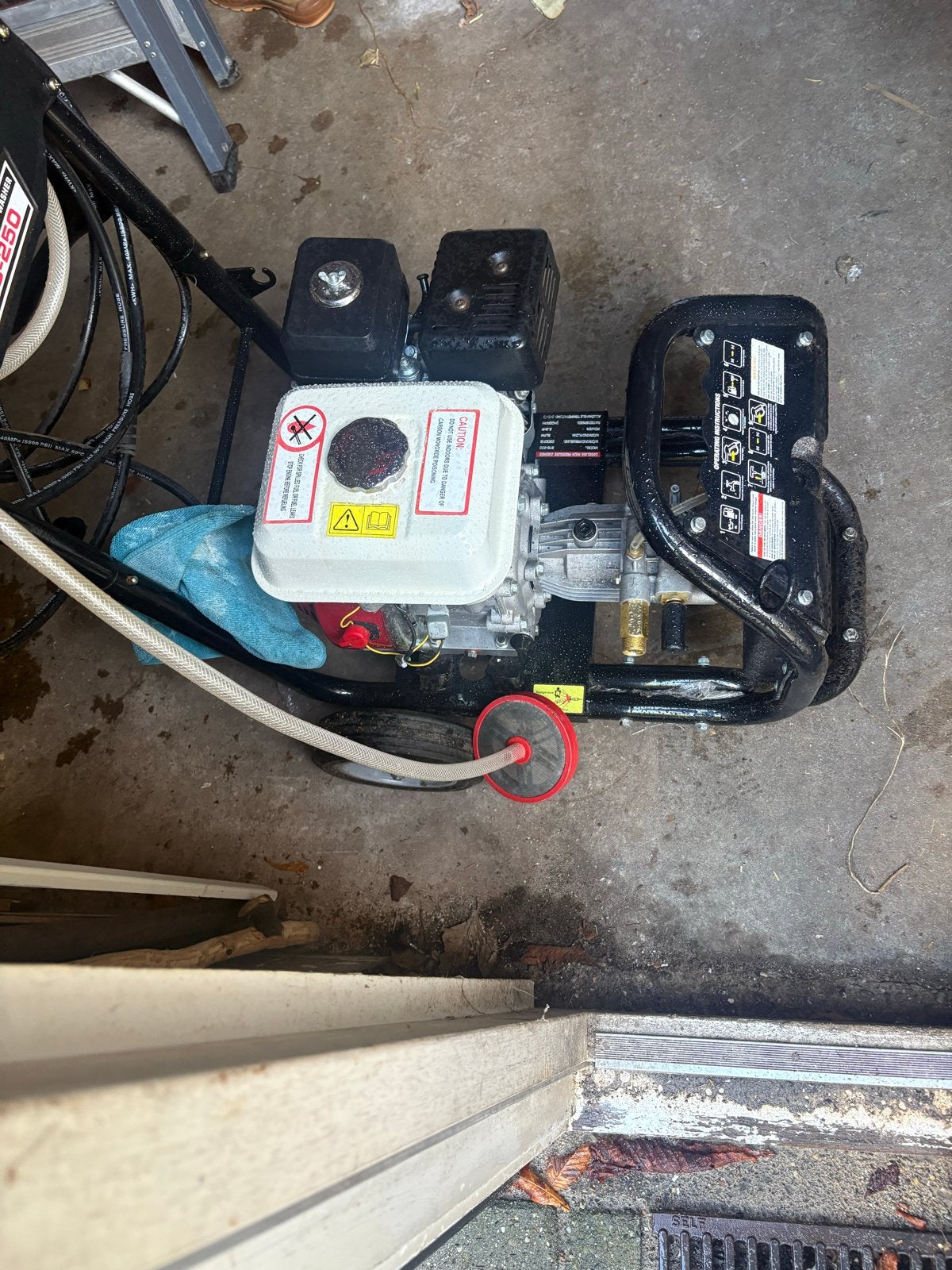 Benzine hogedrukreiniger B16-250 - Krachtig en betrouwbaar, Tuin en Terras, Ophalen, Gebruikt, Benzine
