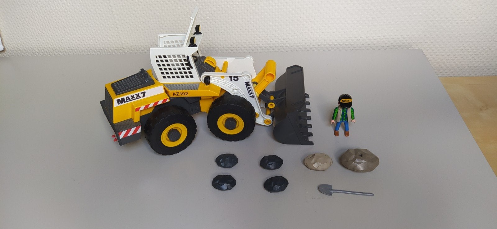 Playmobil Mega Maxx7 Shovel / Wiellader, Ophalen of Verzenden, Gebruikt, Complete set, Voertuig