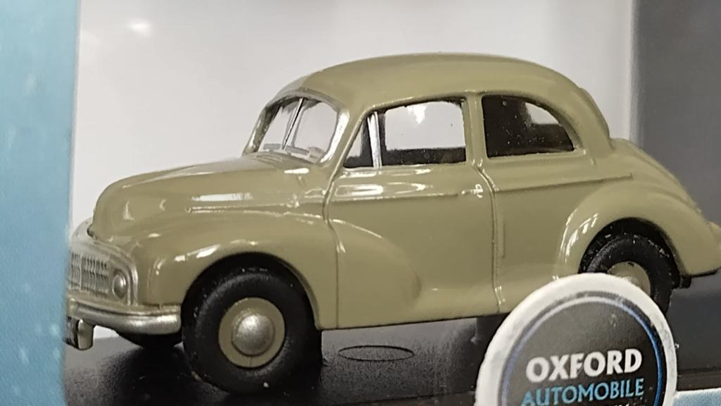 Morris Minor MM Platinum Grey 1:76 Oxford Diecast Pol, Auto, Verzenden, ., Nieuw