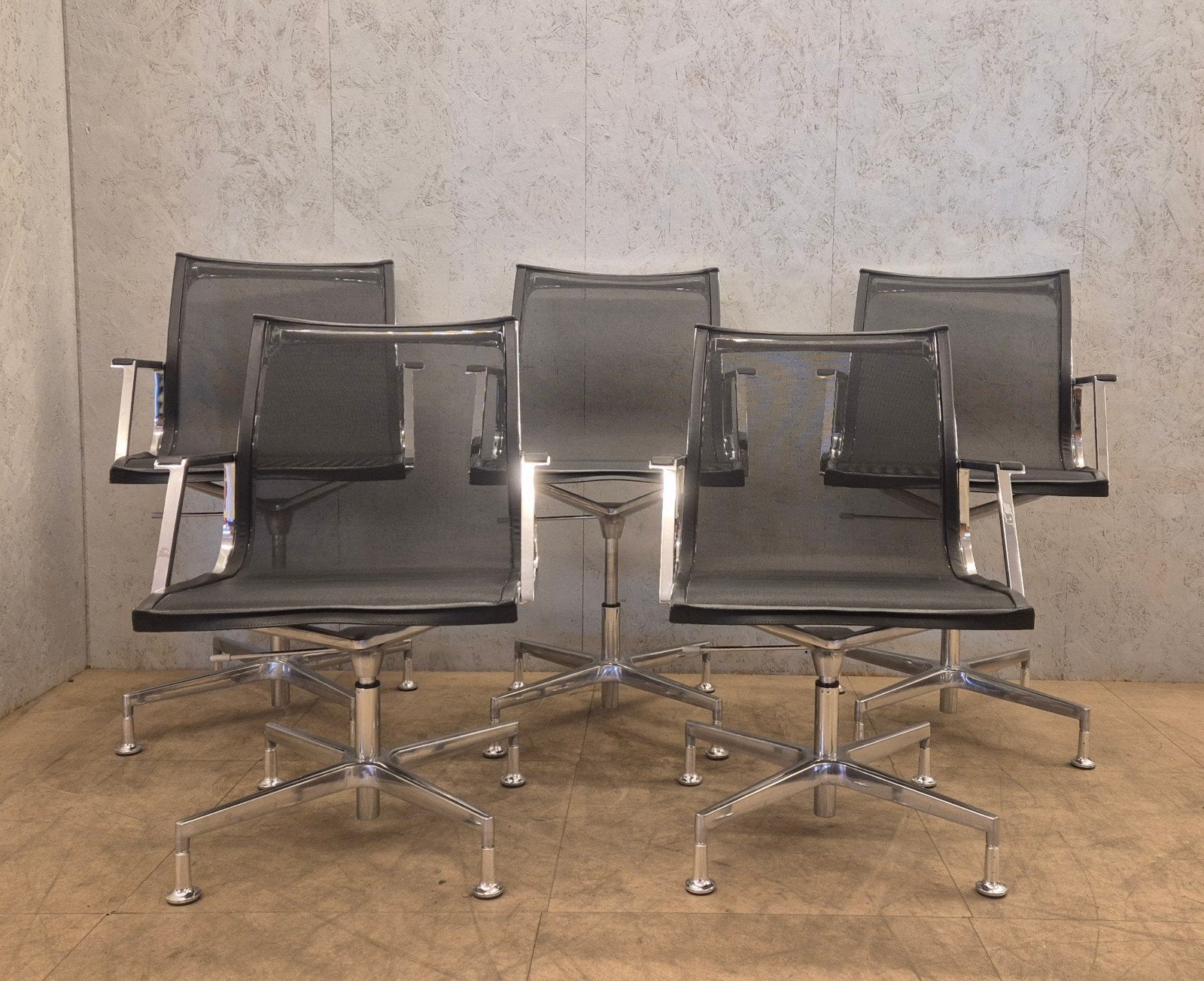 Luxy Nulite design bureaustoel aluminium, Ophalen, Zwart, Luxy, Zo goed als nieuw