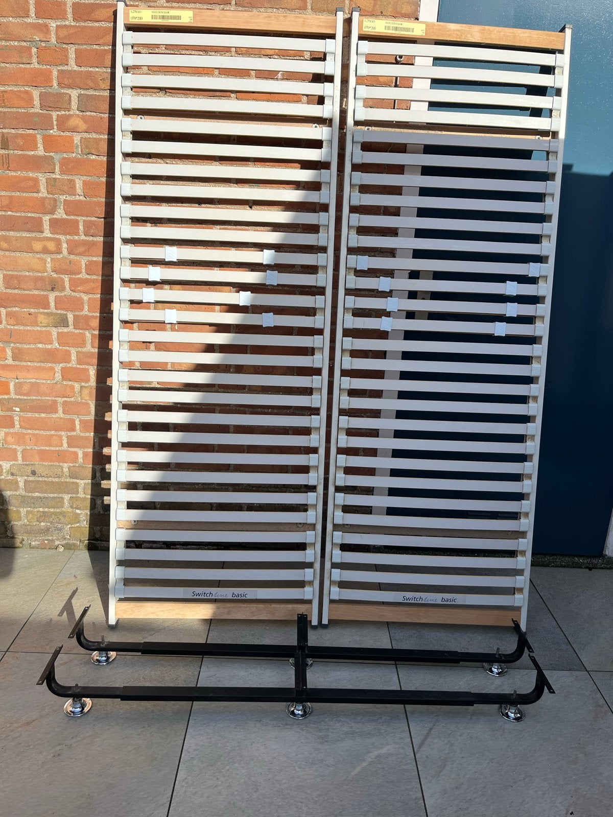 2x Lattenbodem Switchline Basic 70/200 cm met poten