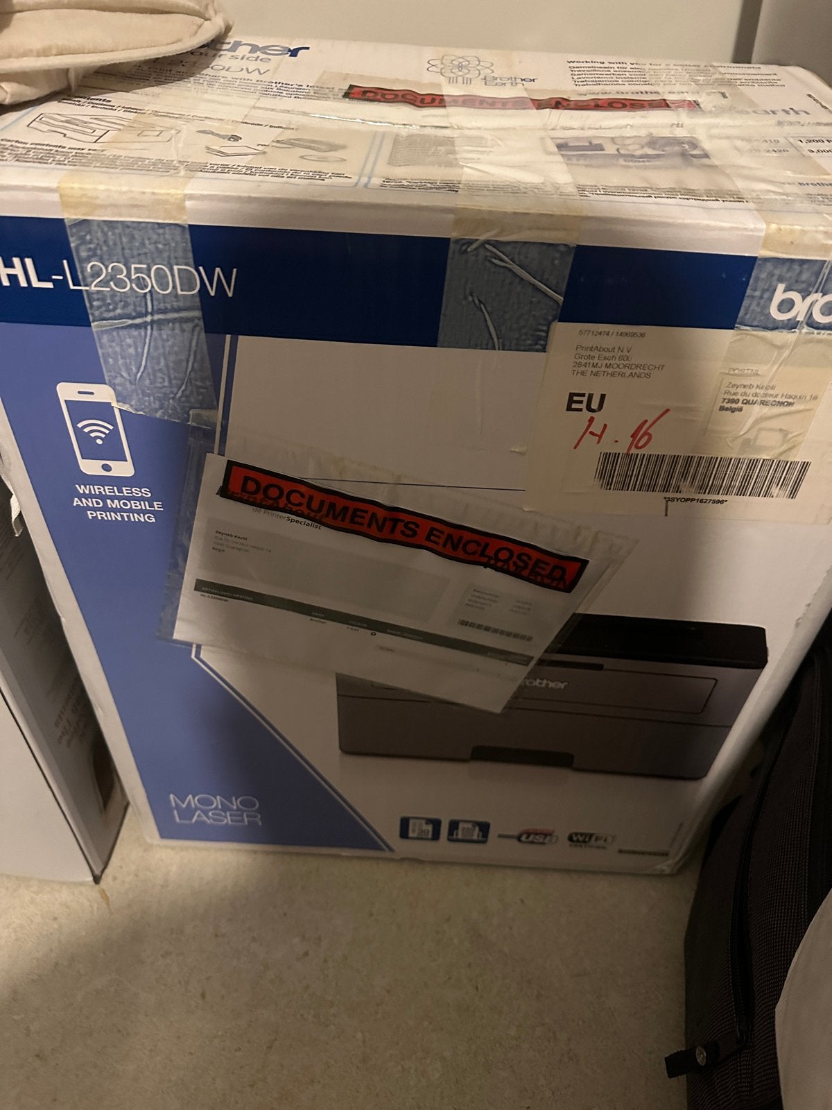 Brother HL-L2350DW Mono Laserprinter - Nieuw in doos, Computers en Software, Ophalen, Zwart-en-wit printen, Printer, Nieuw