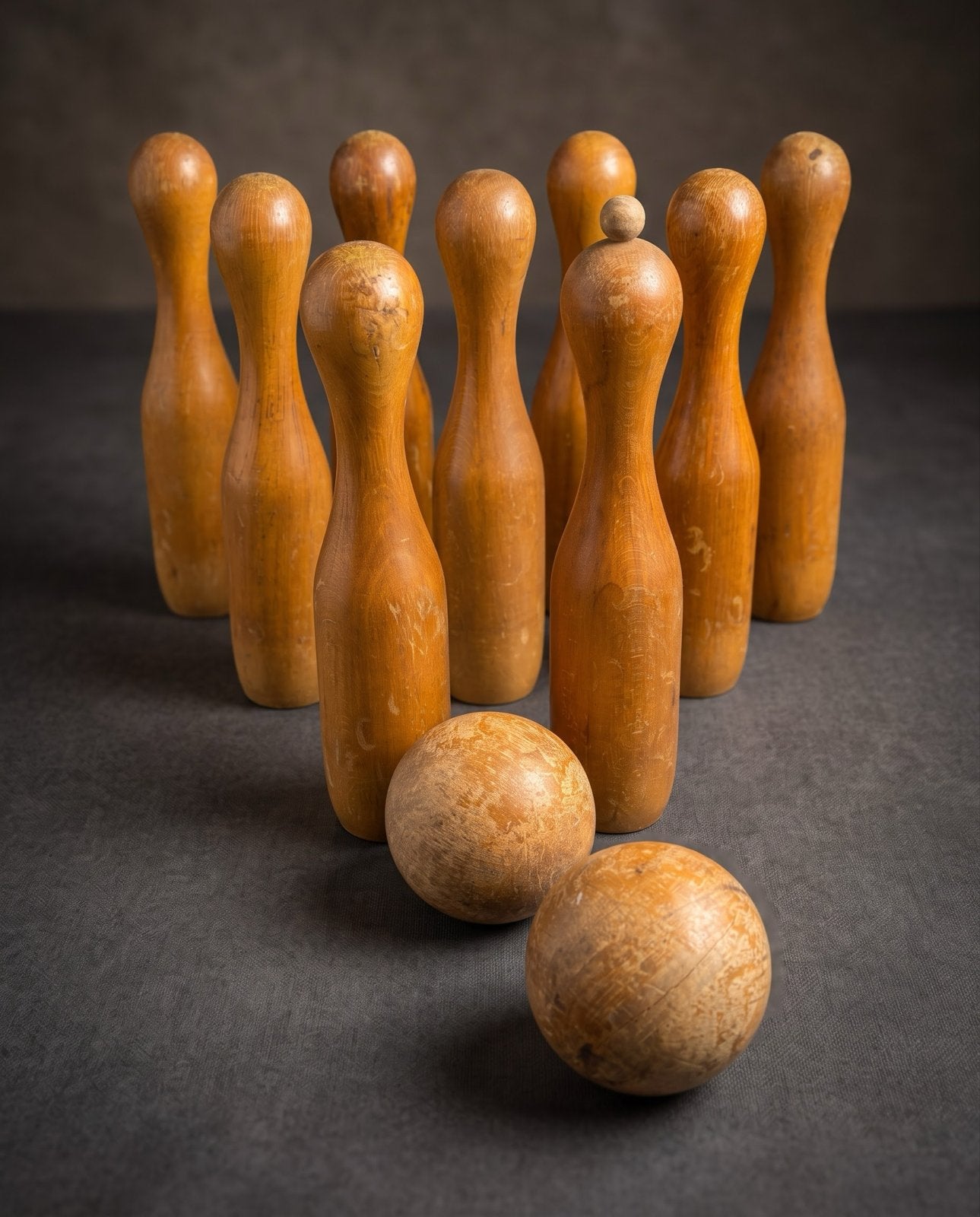 Vintage Houten Kegelspel - Nostalgisch Familieplezier, Antiek en Kunst, Ophalen of Verzenden