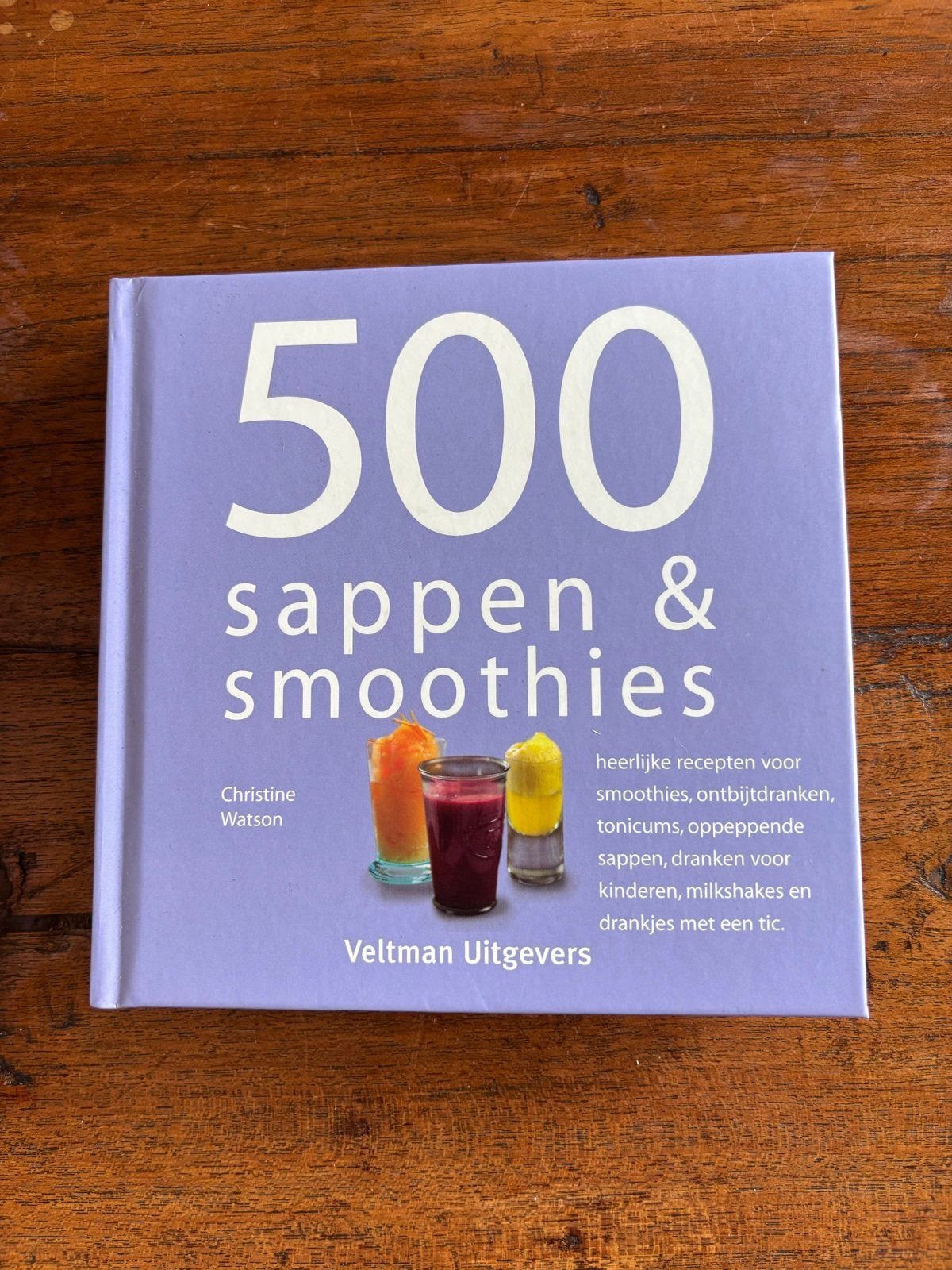 500 sappen & smoothies - Christine Watson, Boeken, Kookboeken, Zo goed als nieuw, Overige typen, Overige gebieden, Gezond koken