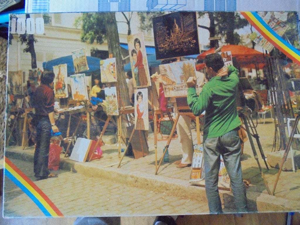 Schilderachtig Montmartre, Ophalen of Verzenden, 500 t/m 1500 stukjes, Gebruikt, Legpuzzel