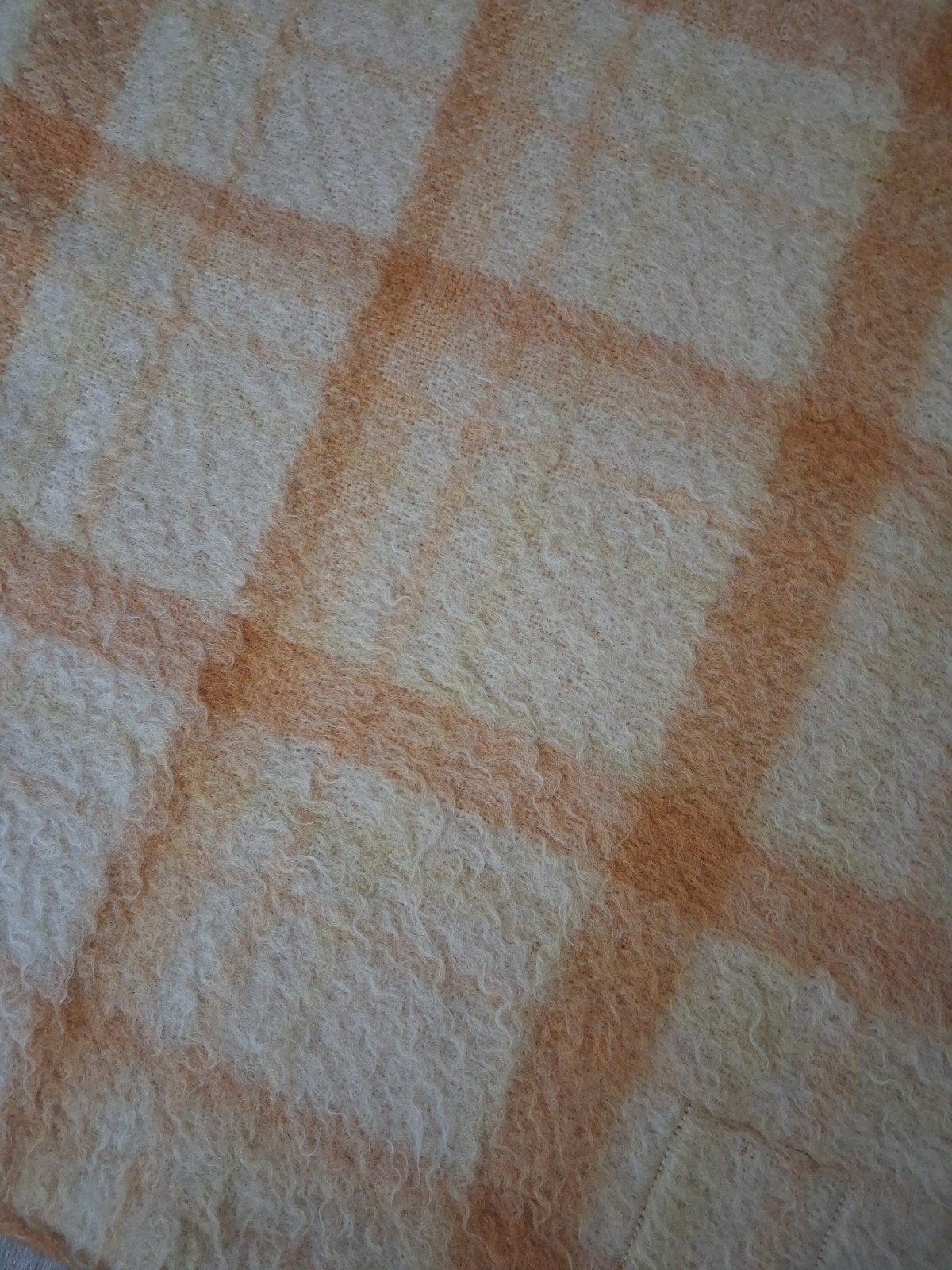 Vintage/Jago/Wollen/Deken/Okergeel, Verzamelen, Ophalen of Verzenden, Overige typen