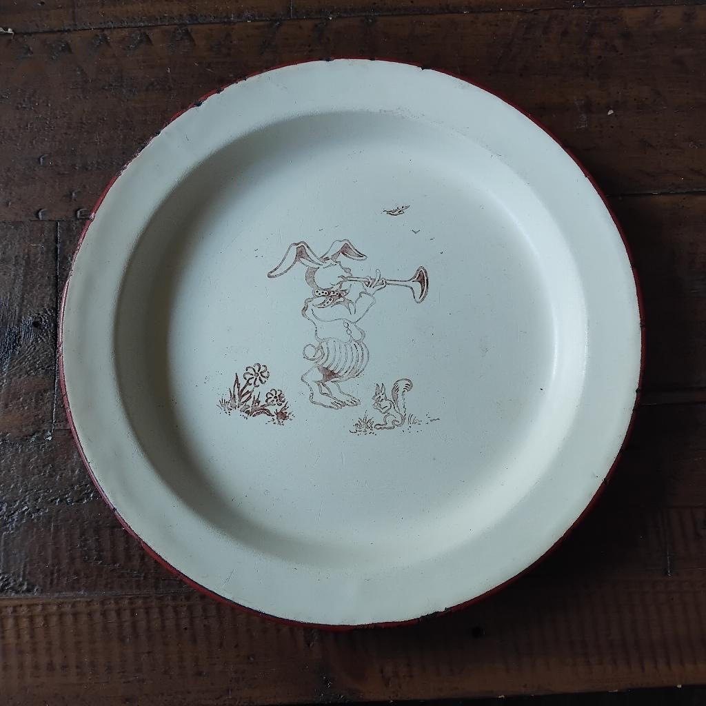 apart emaille kinderbordje, Ophalen of Verzenden