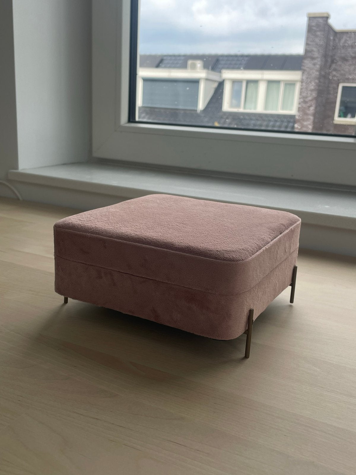 Roze Velvet Sieraden Doos, Ophalen of Verzenden, Zo goed als nieuw