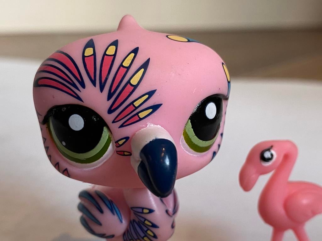 Littlest Petshop LPS Flamingo #1438, Ophalen of Verzenden, Zo goed als nieuw