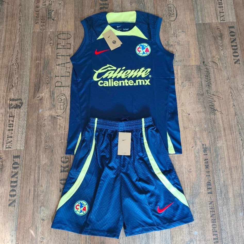 Club America trainingstenue trainingspak korte broek maat S, Maat S, Verzenden, Nieuw, Set