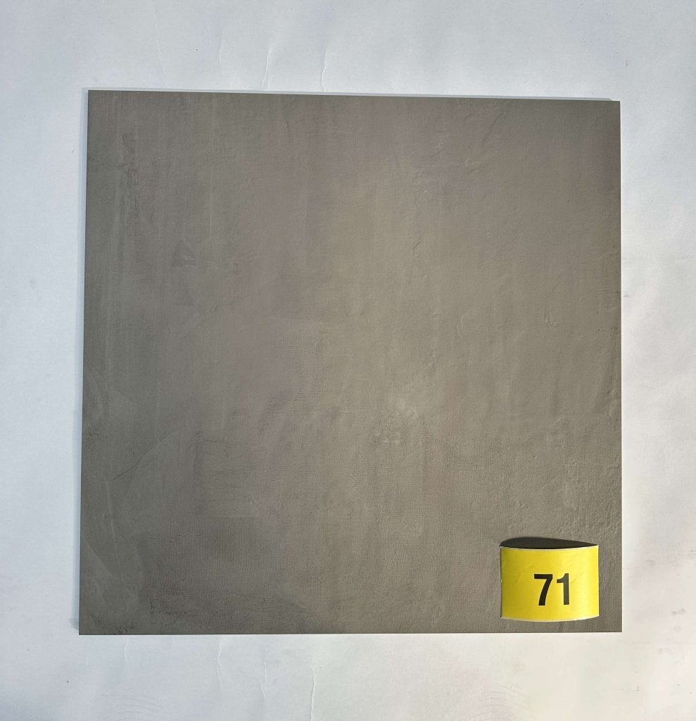 Taupe, keramische tegels 80x80cm – 10,24m² – restpartij, Ophalen, 60 cm of meer, Nieuw, 10 m² of meer