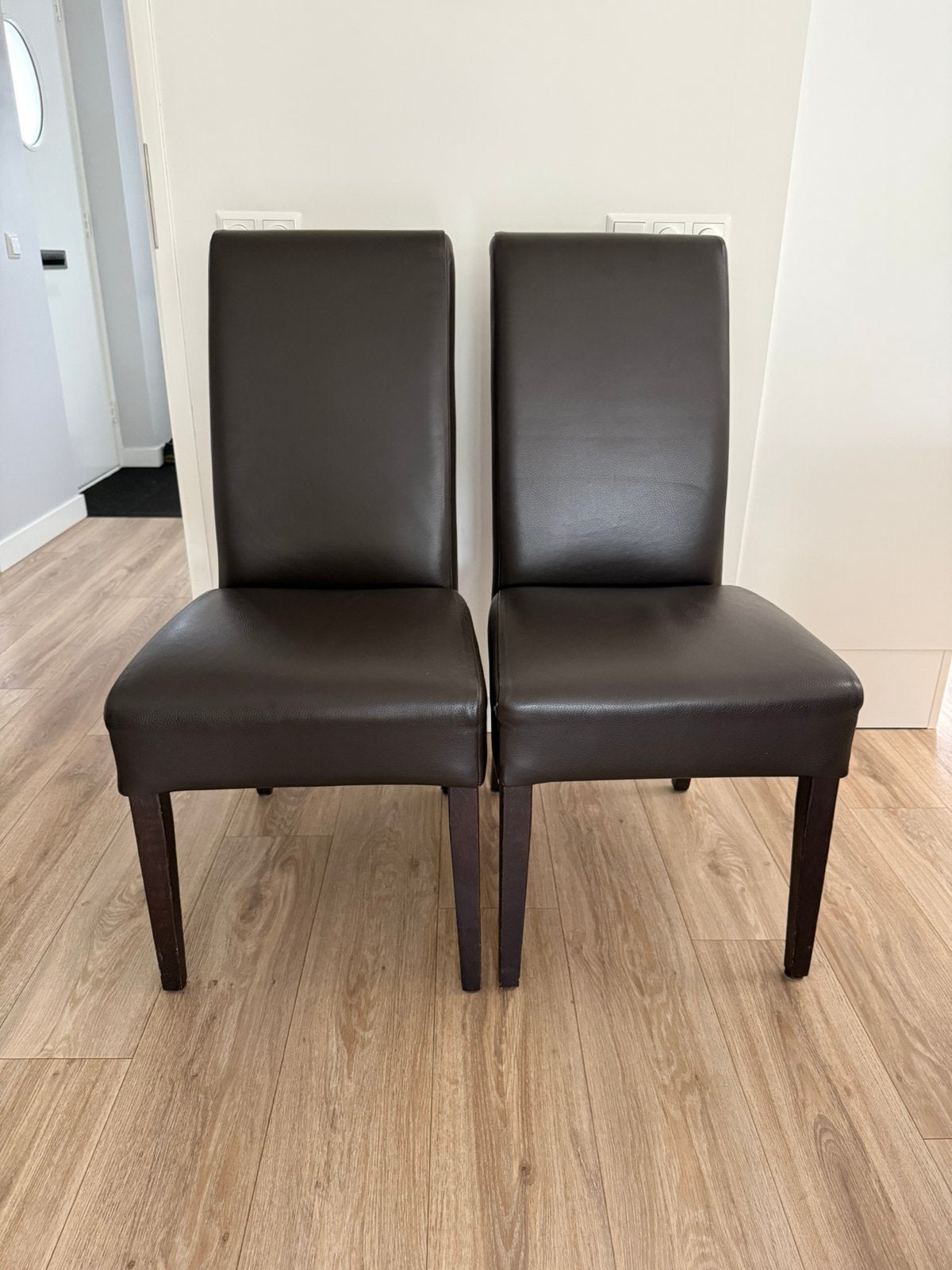 Stoelen, Ophalen, Gebruikt, Twee, Bruin
