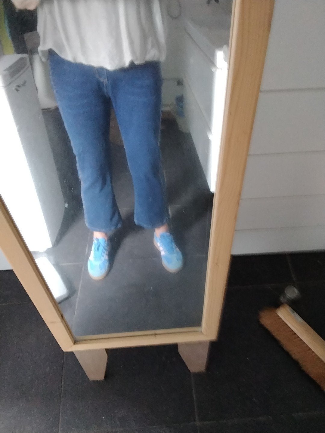 Spijkerbroek maat 31, Blauw, Maat 42/44 (L), Ophalen of Verzenden, Lang