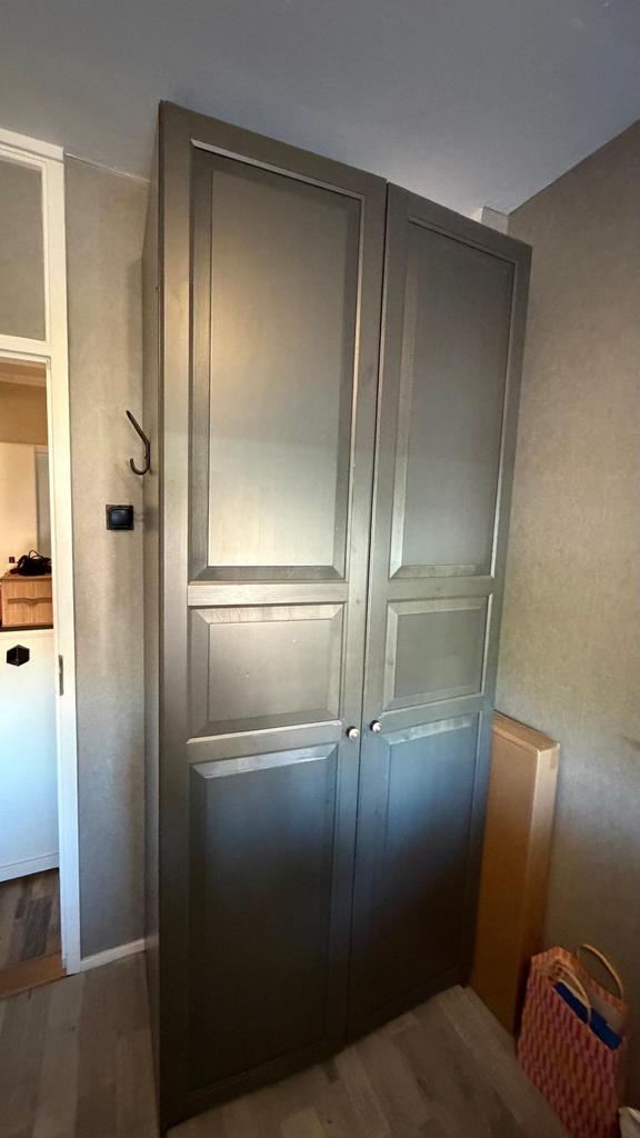 IKEA Pax Kast Grijs - Ruime Kledingkast, Huis en Inrichting, Gebruikt, 200 cm of meer, 50 tot 100 cm, Ophalen of Verzenden