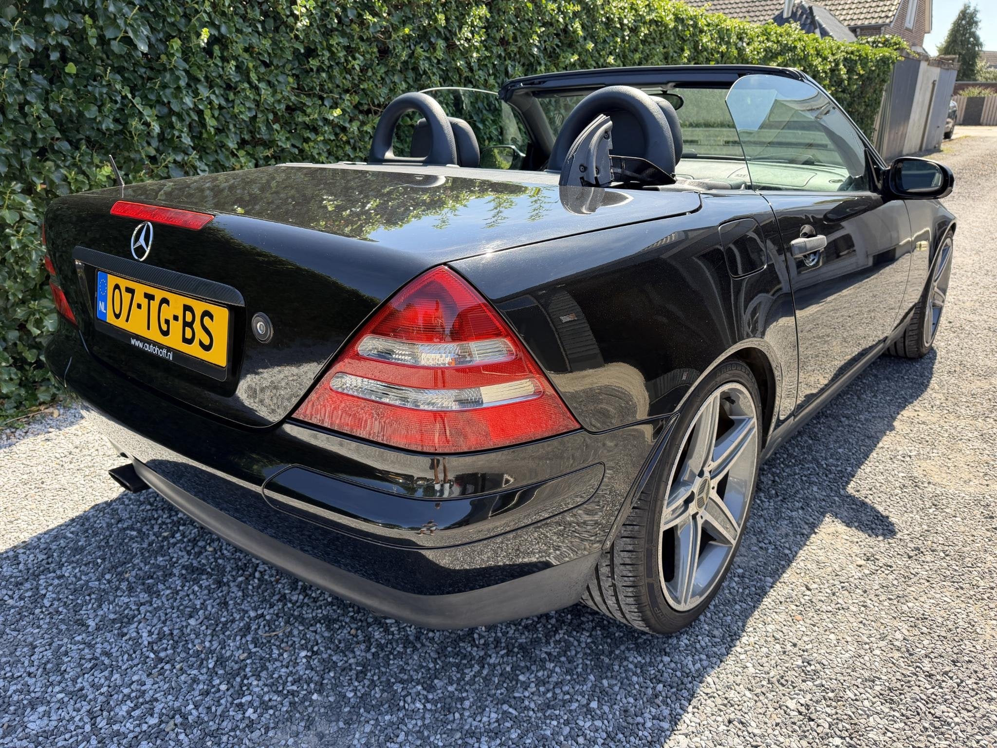 Mercedes-Benz SLK-klasse 230 K. | Leer | Airco | LMV | Elekt, Achterwielaandrijving, Gebruikt, 4 cilinders, Cabriolet