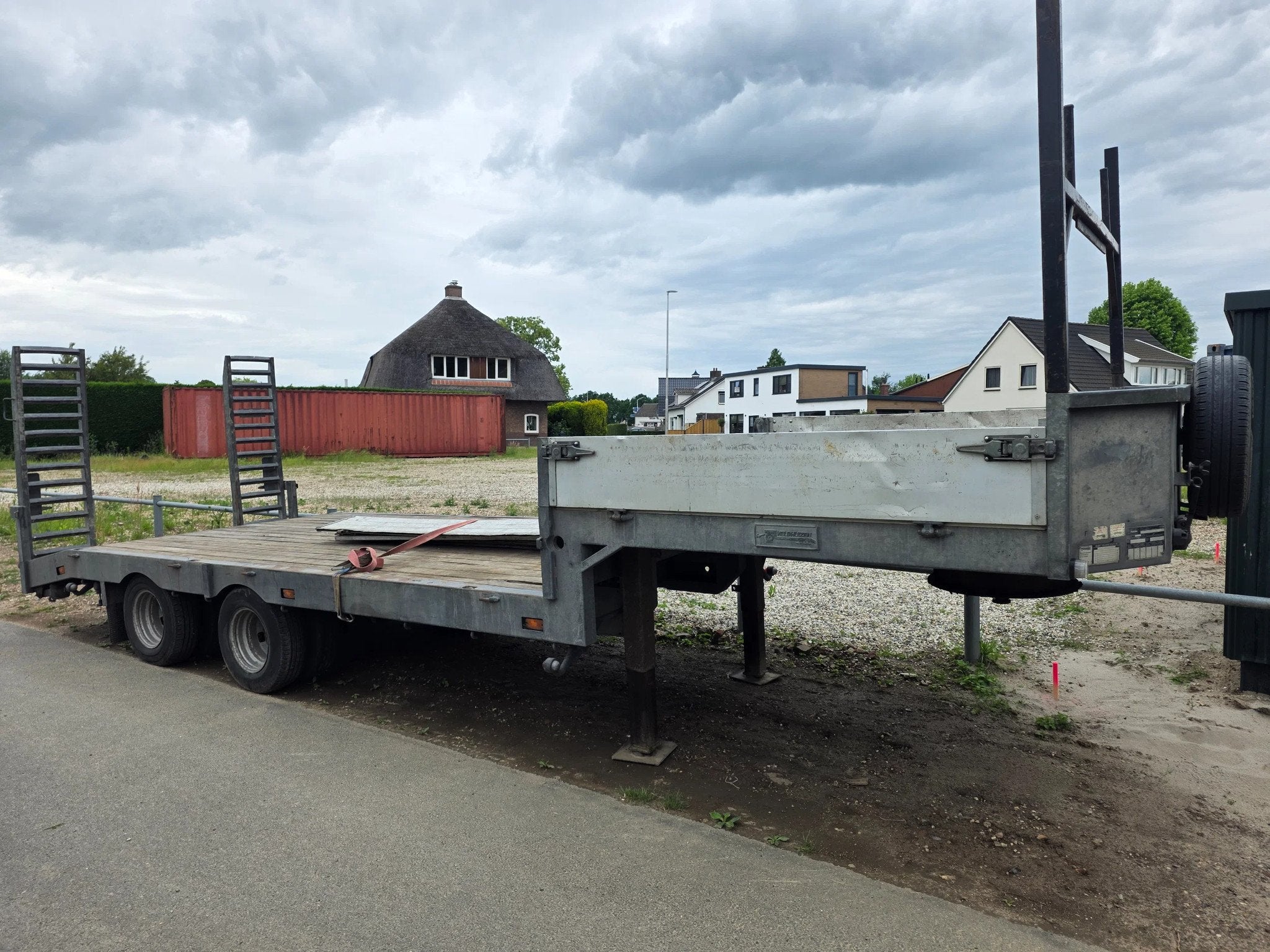 VELDHUIZEN Be trailer 9 ton machinetransporter (bj 2005), Overige brandstoffen, Origineel Nederlands, Bedrijf, Aanhangers en Opleggers
