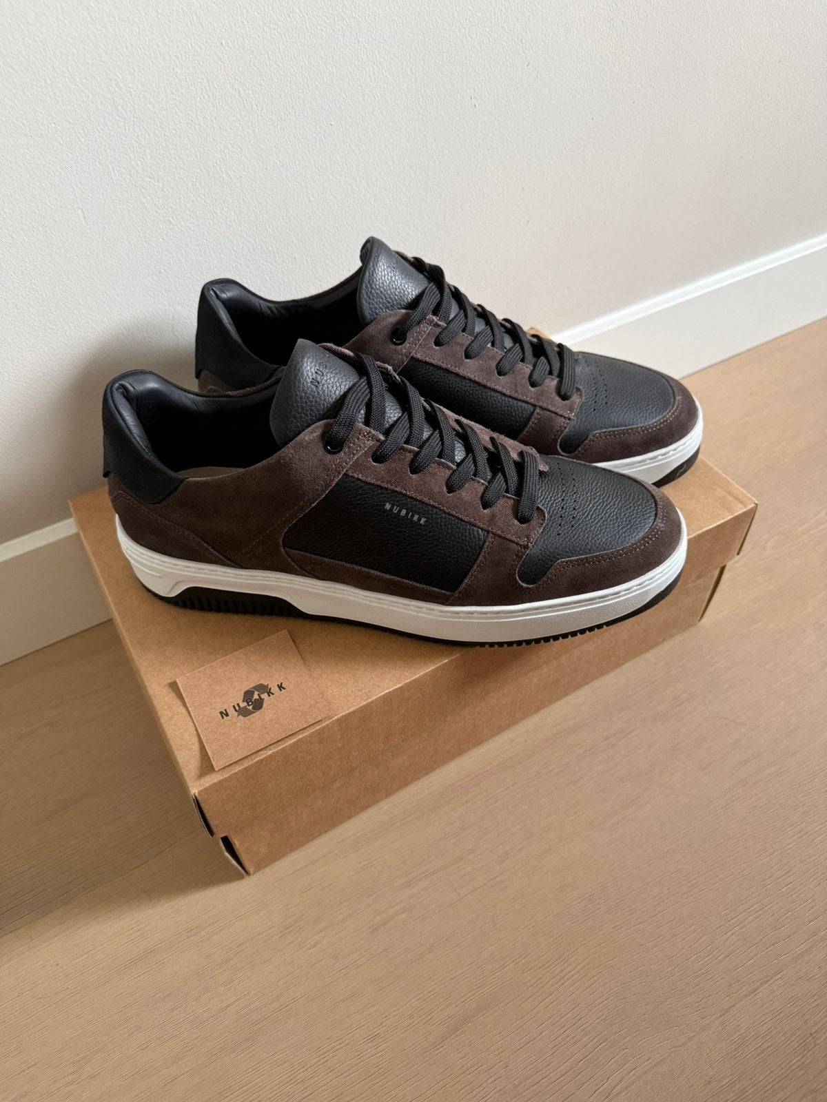 Nubikk Basket Court Sneakers - Maat 44, Zwart, Nieuw, Ophalen of Verzenden, Sneakers of Gympen