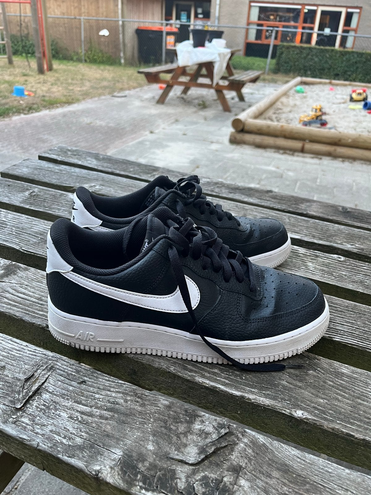 Nike Air Force 1 Low '07 Zwart/Wit - Maat 44.5, Kleding | Dames, Schoenen, Ophalen, Zwart, Sneakers of Gympen, Zo goed als nieuw