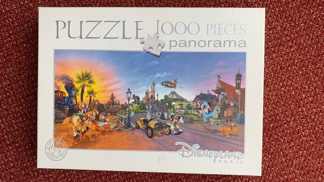 Disneyland Parijs puzzel van 1000 stukjes Paris, Ophalen of Verzenden, 500 t/m 1500 stukjes, Zo goed als nieuw