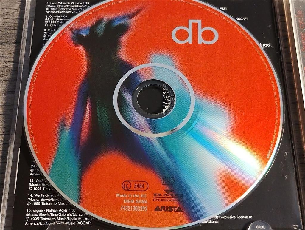 David Bowie ‎– 1. Outside [The Nathan Adler Diaries: A Hyper, Cd's en Dvd's, Ophalen of Verzenden, Zo goed als nieuw, Poprock