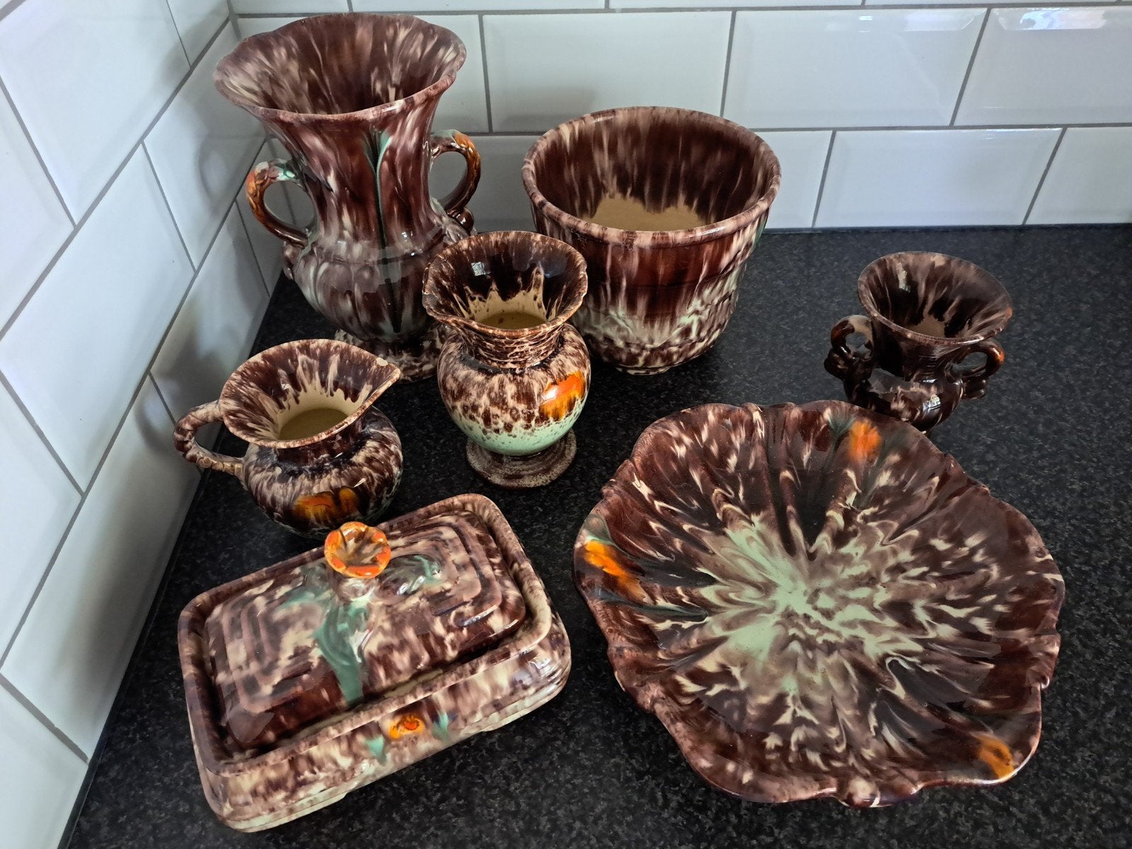 Jasba keramieken voorwerpen, Ophalen, Rond, Porselein of Keramiek