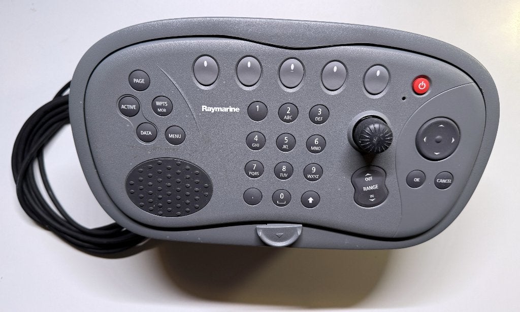 Raymarine E-Series remote keyboard E55061, Ophalen of Verzenden, Gebruikt, Kaartplotter of Fish Finder