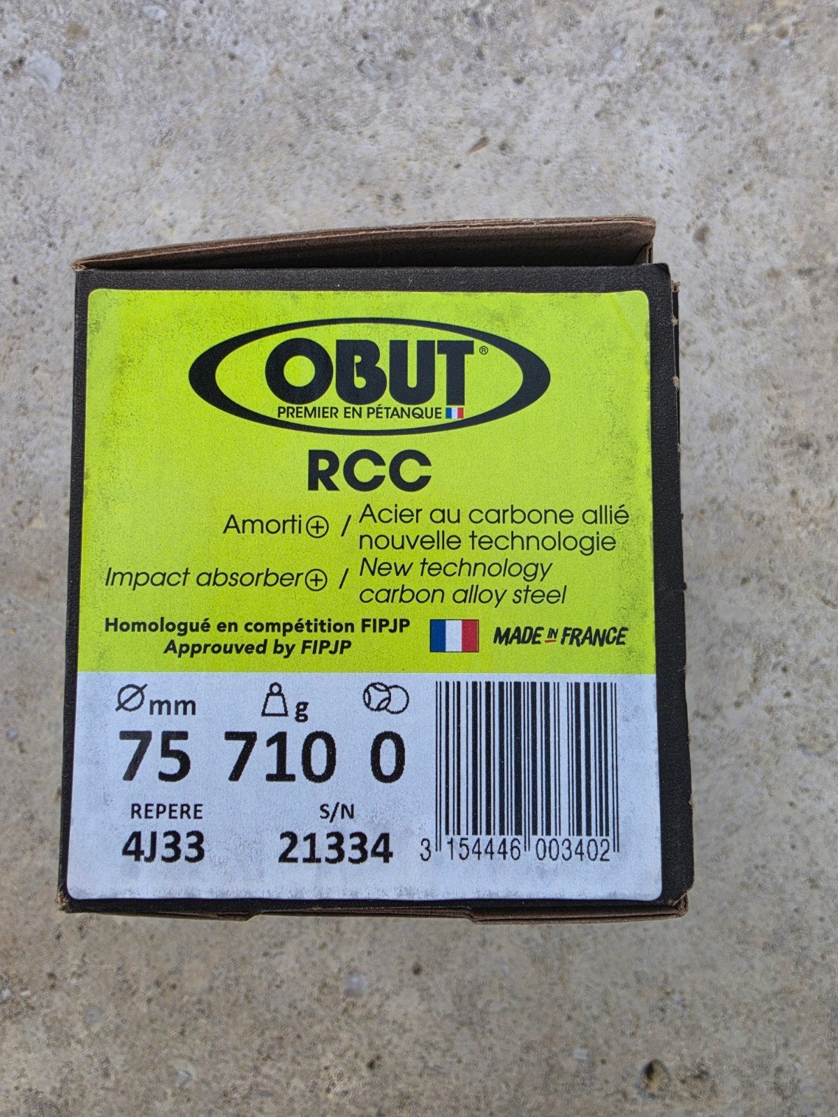 Obut boules RCC in zeer goede staat,, Ophalen of Verzenden, Gebruikt
