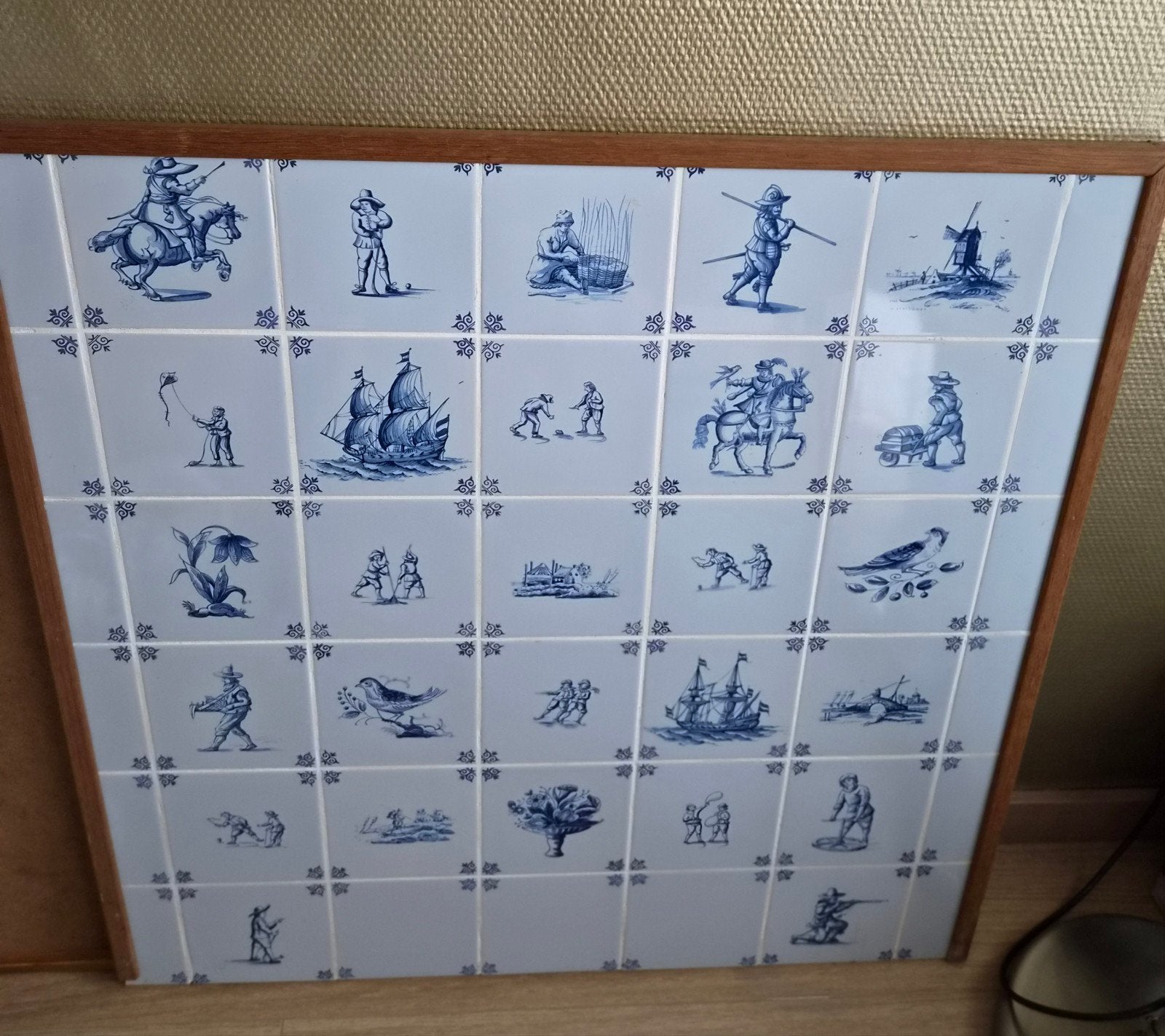 Delfts blauw tegeltableau, Antiek en Kunst, Ophalen