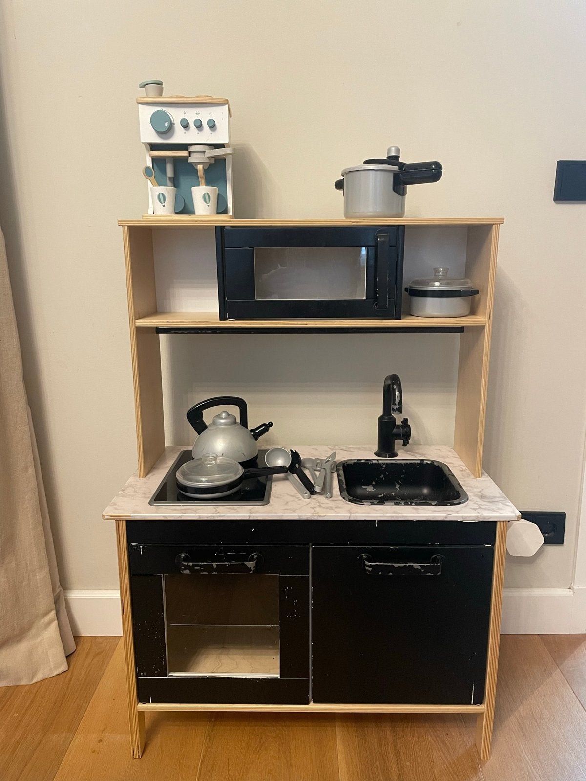 IKEA Duktig speelkeuken met accessoires, Ophalen, Gebruikt, Hout, Speelkeuken