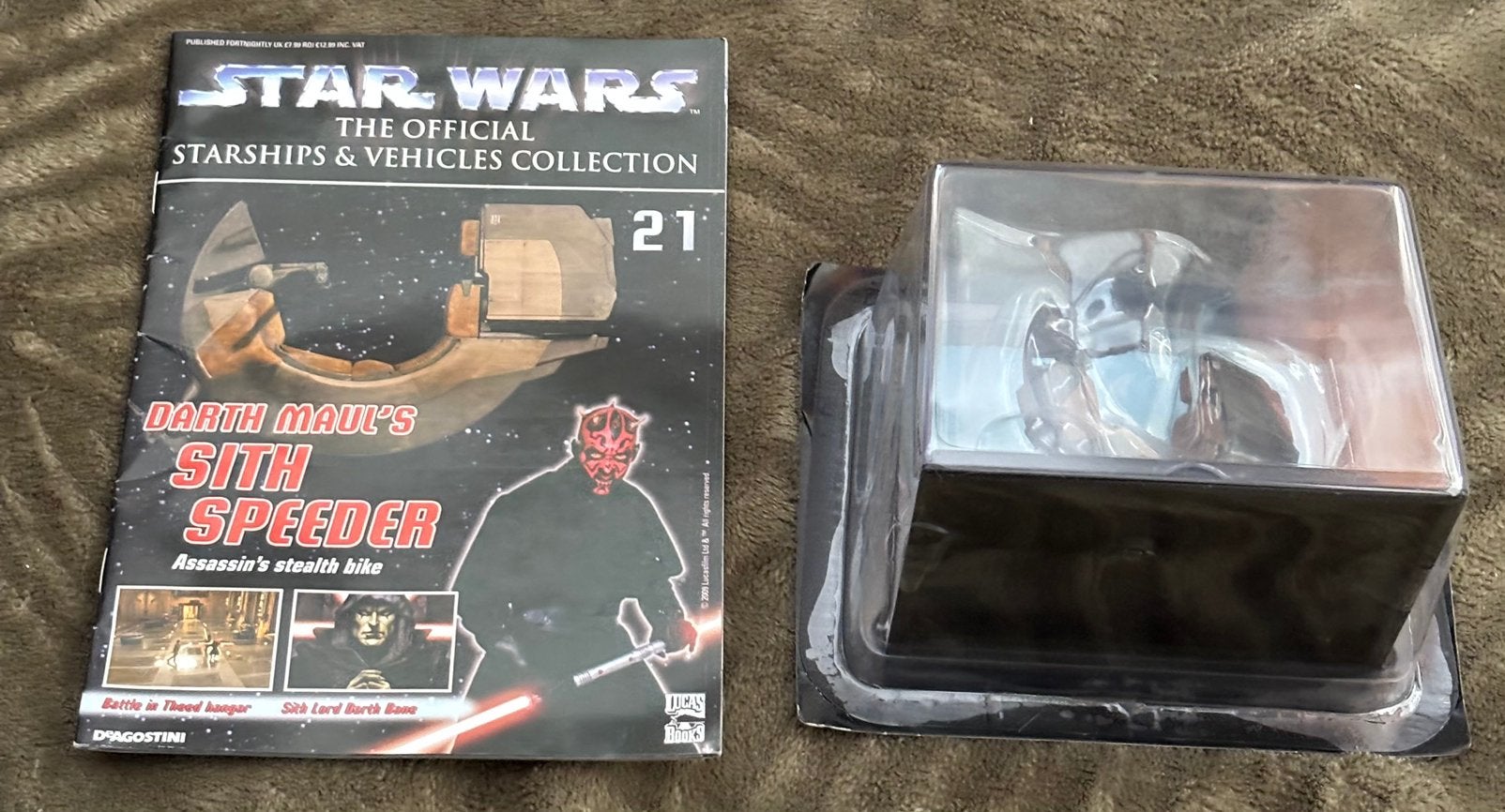 DeAgostini Star Wars set #21: Darth Maul’s Sith Speeder. Nw!, Verzamelen, Ophalen of Verzenden, Nieuw, Actiefiguurtje