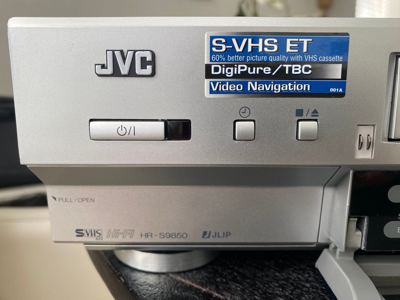 JVC HR-S9850 Super VHS ET TBC Videorecorder, Ophalen of Verzenden, Gebruikt, VHS-speler of -recorder