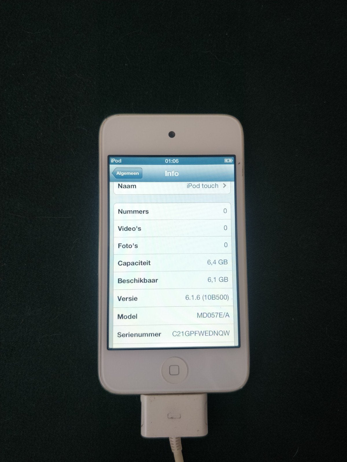 Apple iPod Touch 6.4 GB - Wit, Ophalen of Verzenden