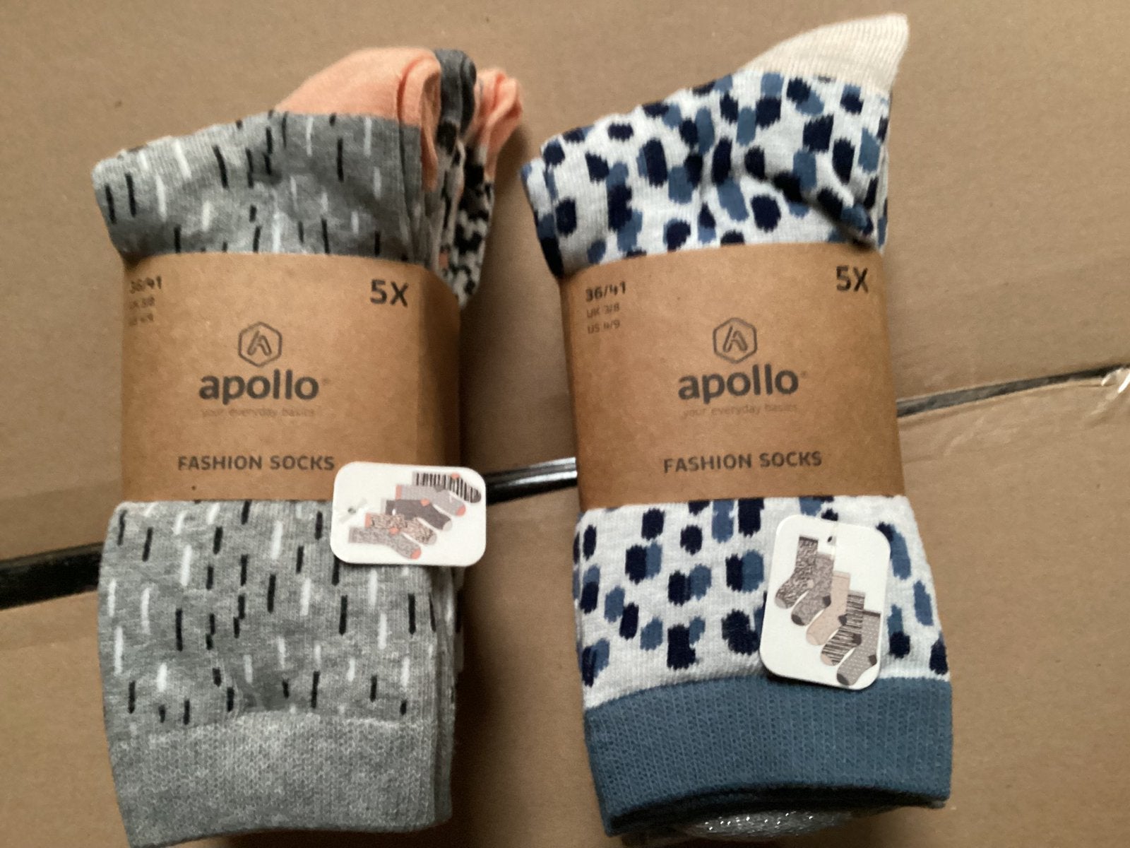 Partij dames sokken, 7471DW, Overige kleuren, Nieuw, J.pegtol@gmail.com
