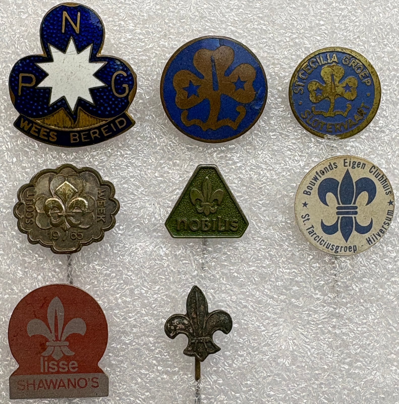 8 speldjes van scouting, Verzenden, Zo goed als nieuw, Overige onderwerpen