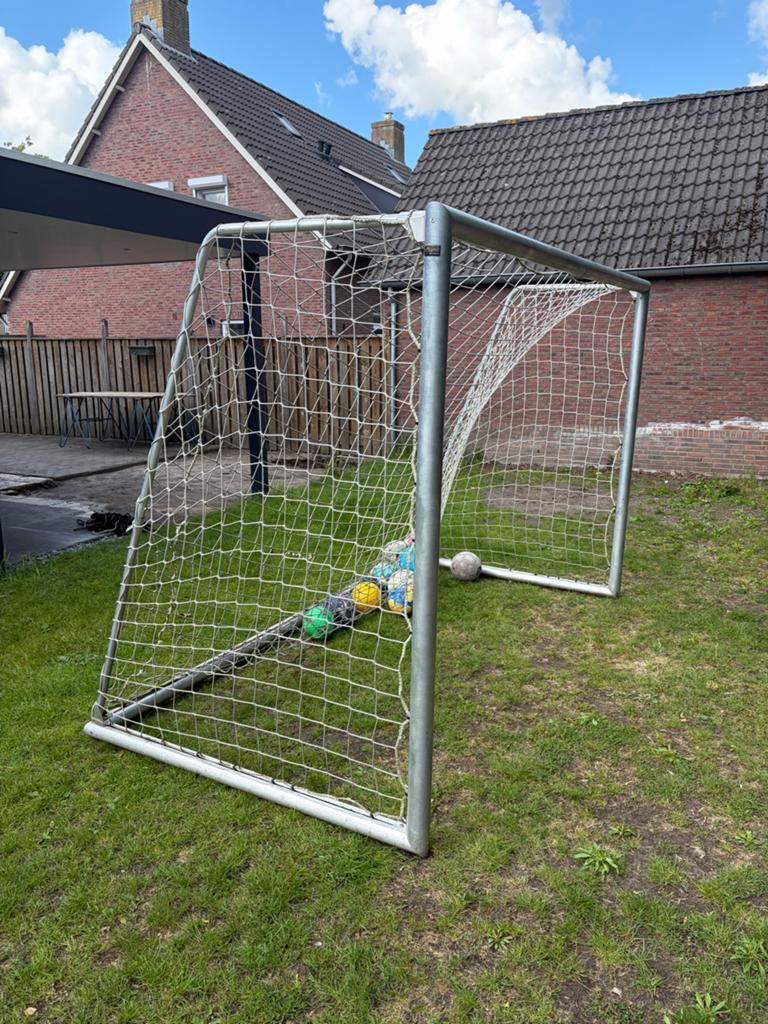 Professioneel aluminium voetbaldoel 300x200cm, Maat XL, Ophalen, Zo goed als nieuw, Overige typen