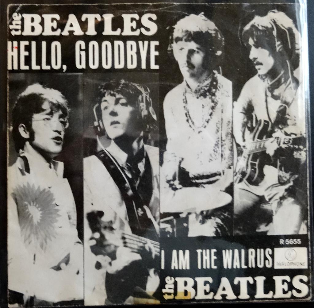 Vinyl single The Beatles - Hello, Goodbye - € 4,50, Cd's en Dvd's, Vinyl Singles, Fotohoes, Ophalen of Verzenden, Gebruikt, Pop