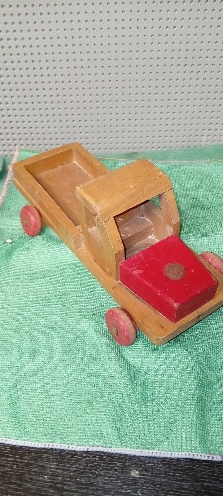 SIO. Vintage houten vrachtwagen uit jaren '50-'60, Ophalen of Verzenden