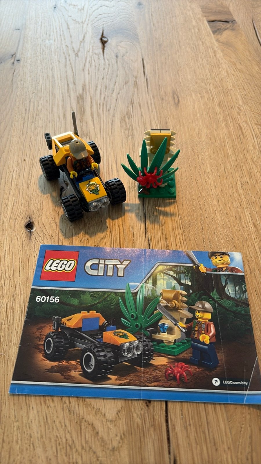 LEGO City 60156 Jungle Buggy met minifiguur en instructies, Lego, Ophalen of Verzenden, Compleet, Complete set
