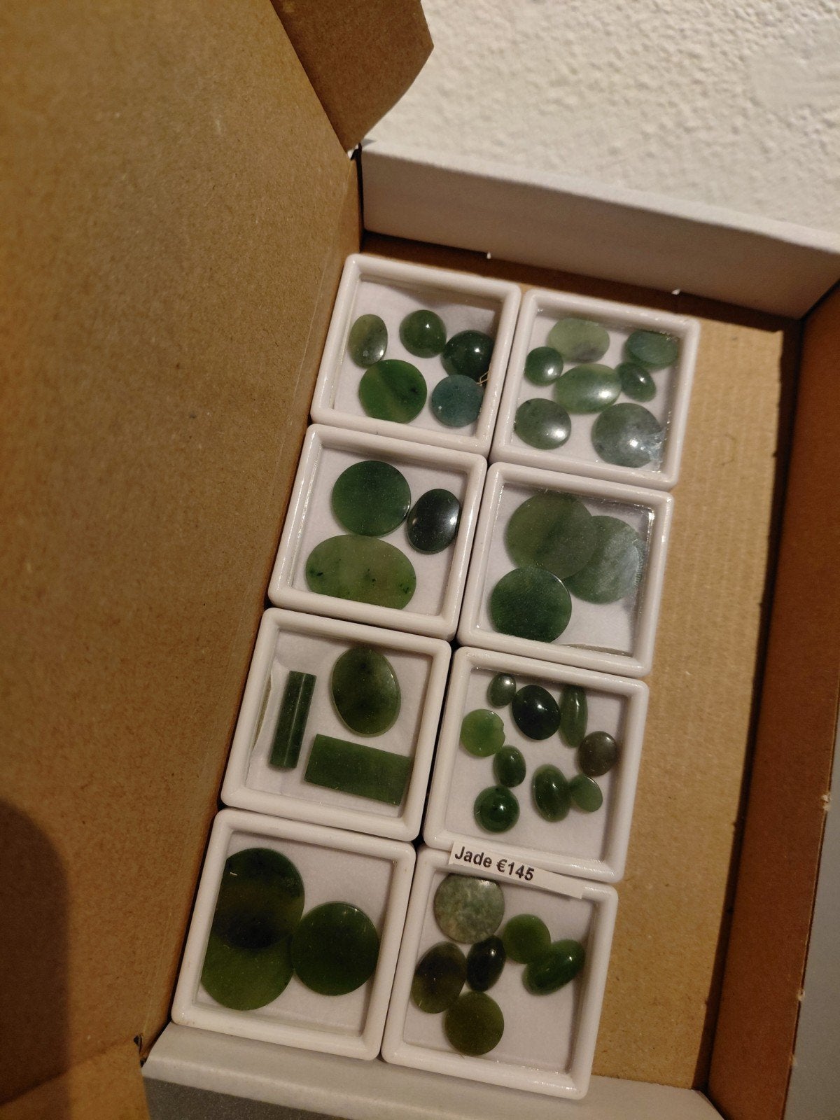 Partij met geslepen natuurlijke jade, Ophalen of Verzenden, Nieuw