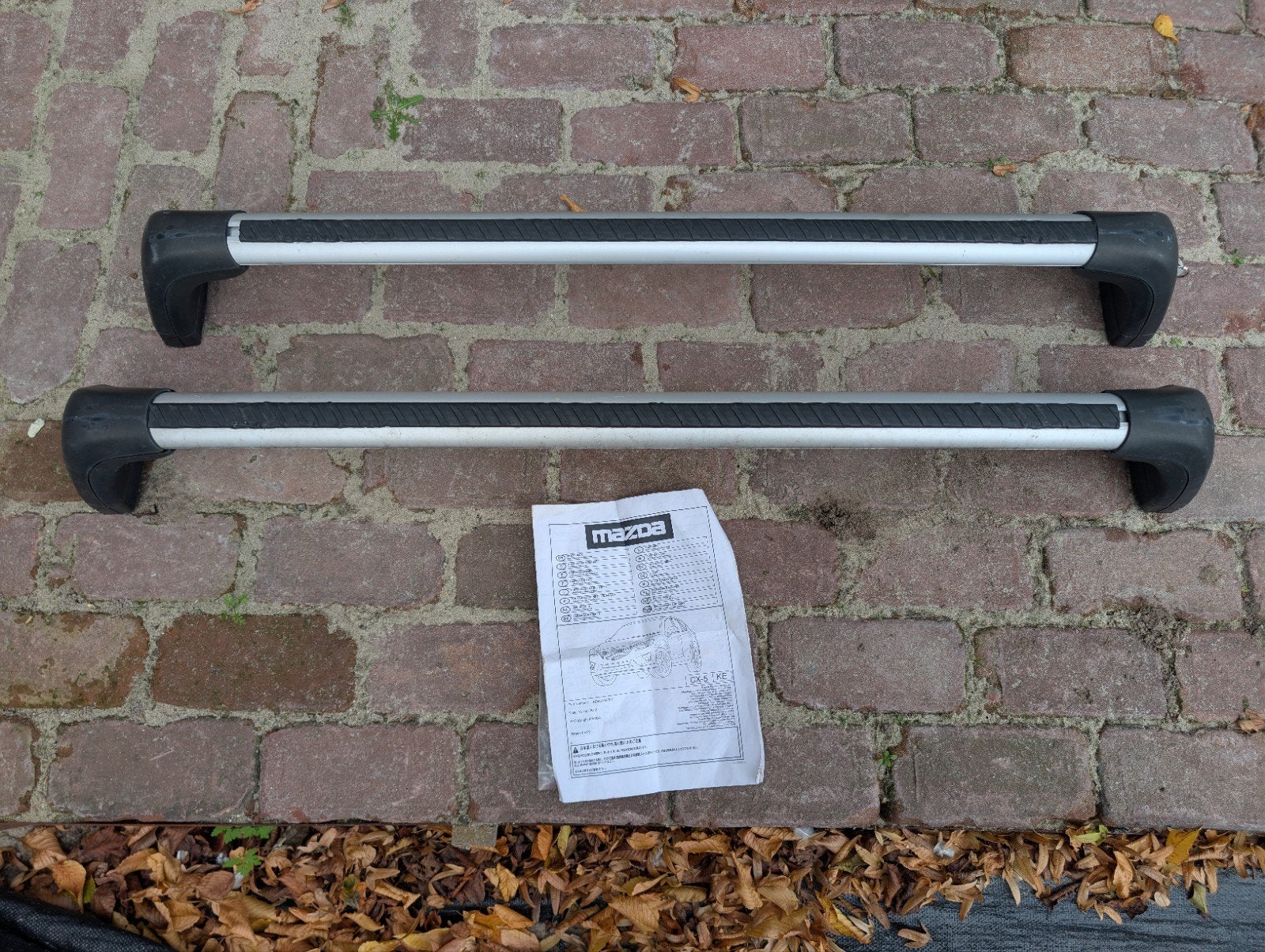 Mazda CX-5 dakdragers (fix points), Ophalen, Gebruikt