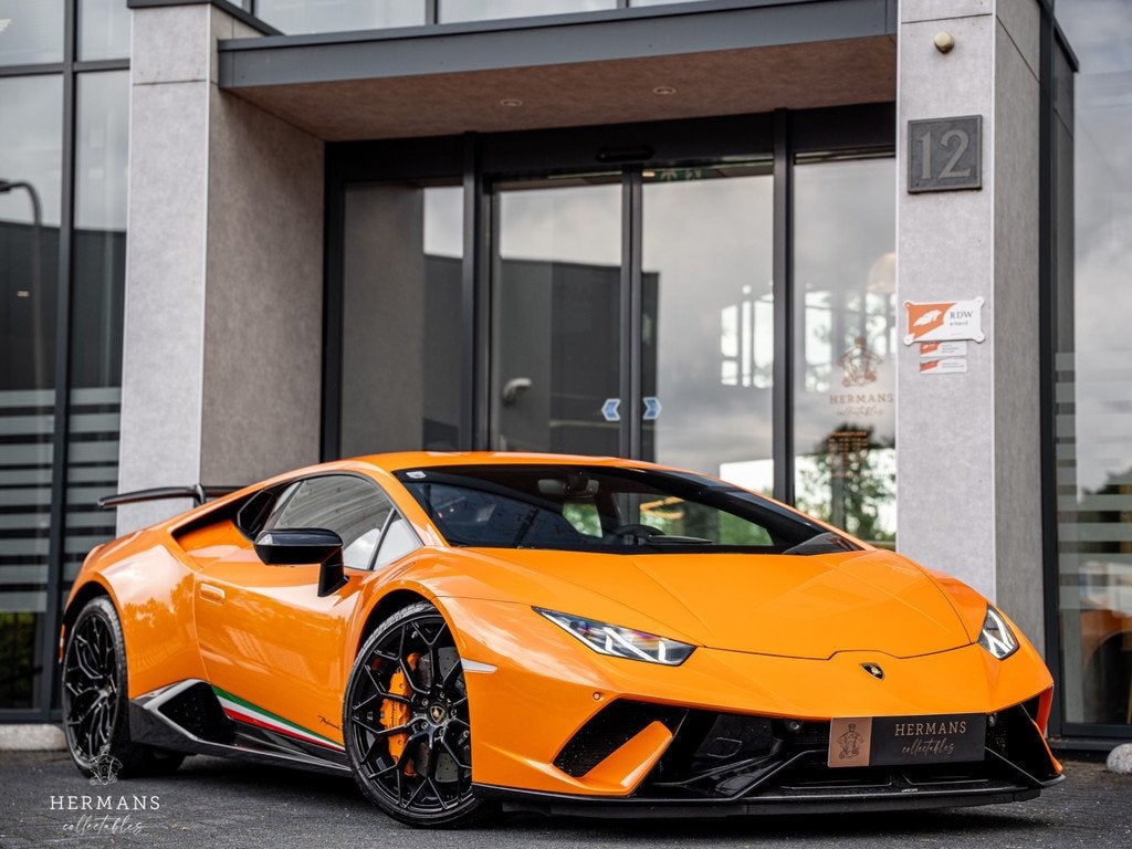 Lamborghini Huracán 5.2 V10 Performante / Full PPF / Lift /, Auto's, Lamborghini, Automaat, Gebruikt, Zwart, Cabriolet